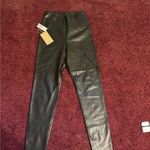 Pleather leggings